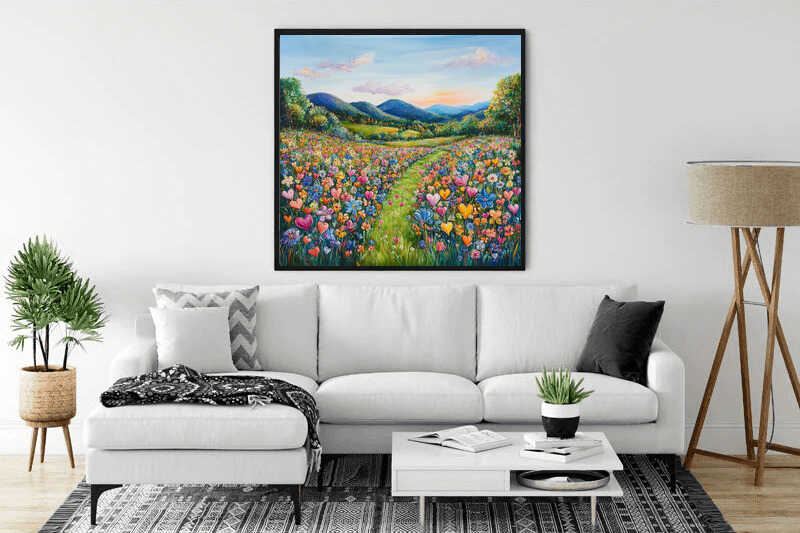 Paint by Numbers - Path of Heart Blossoms