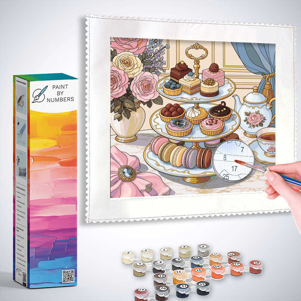 Paint by Numbers - Sweet Symphony of Elegance