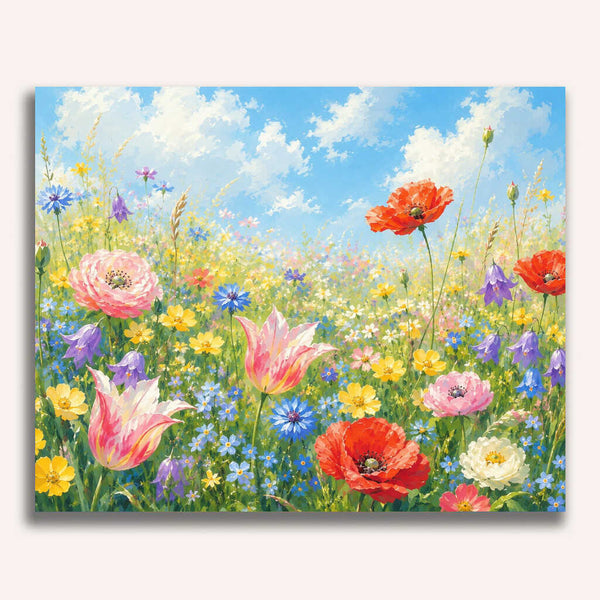 Paint by Numbers - Floral dreams in summer light