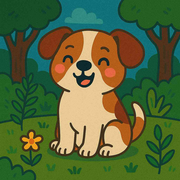 Paint by Numbers - Happiness in the green