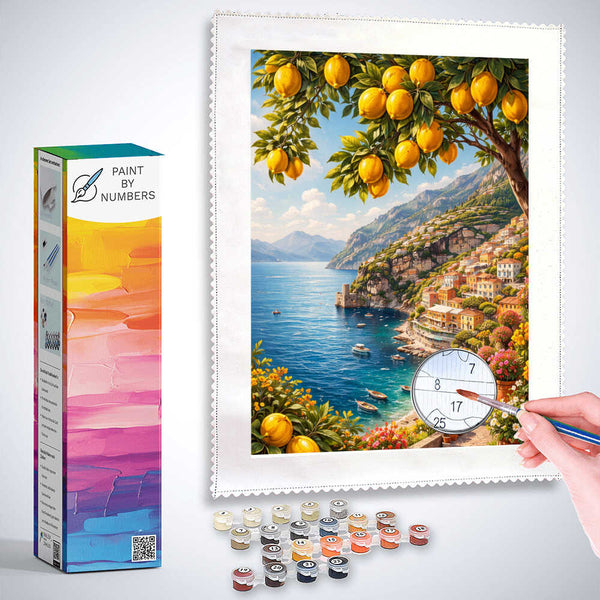 Paint by Numbers - Lemon scent on the Mediterranean