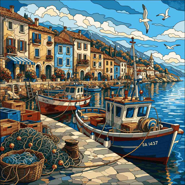 Paint by Numbers - Longing for the Mediterranean