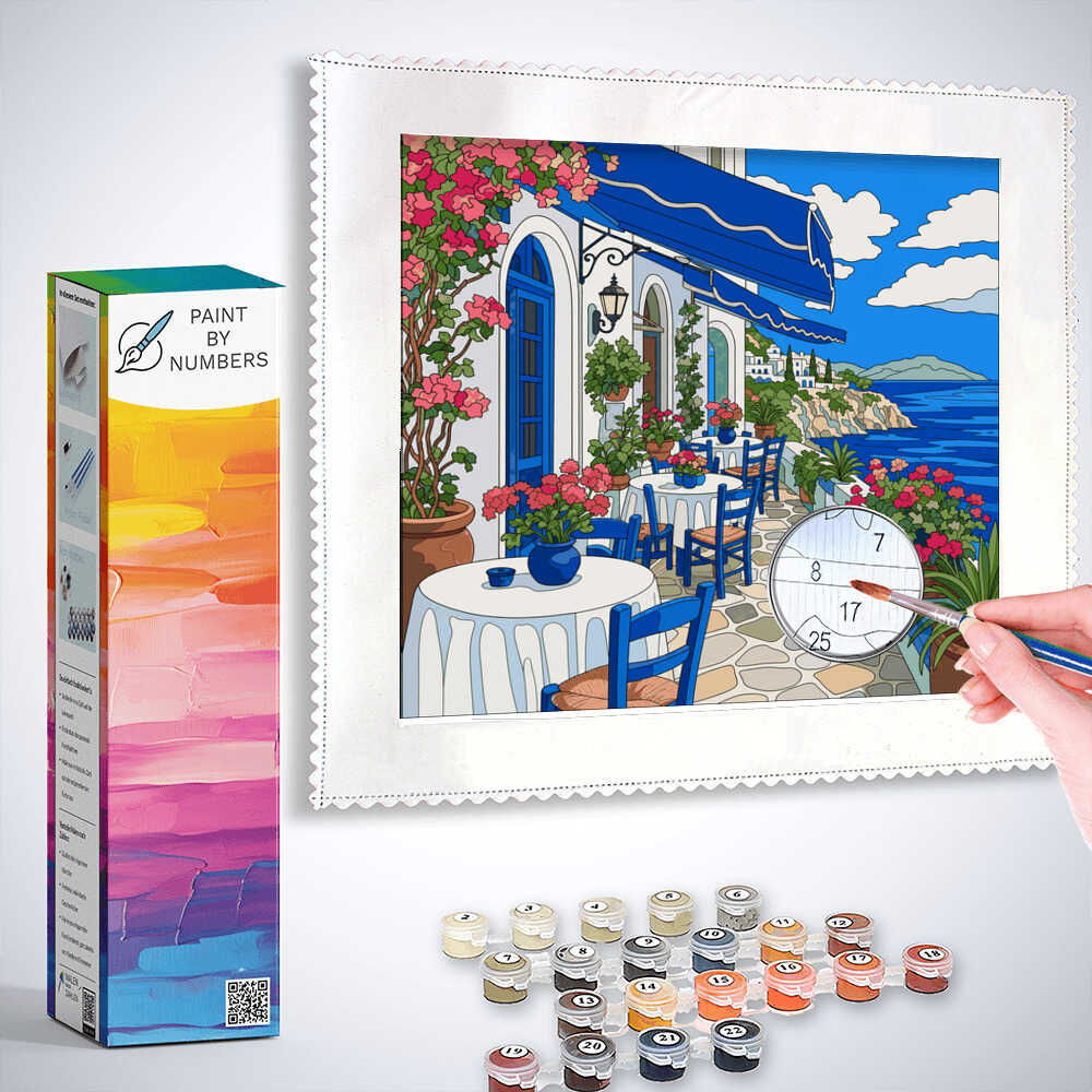 Paint by Numbers - Mediterranean Dream