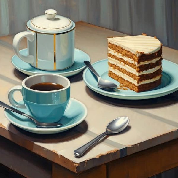 Coffee and cake - Paint by Numbers