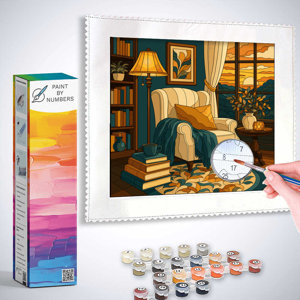 Paint by Numbers - Sunset of coziness