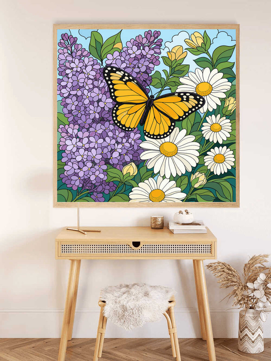 Paint by Numbers - Spring magic: In the dance of nature