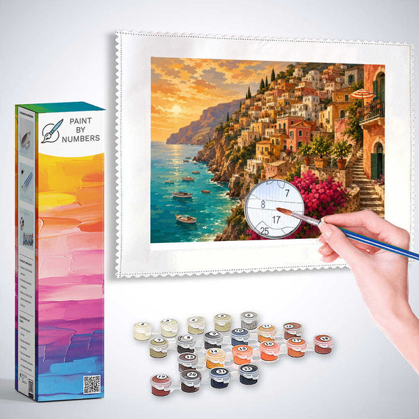 Paint by Numbers - Mediterranean Awakening