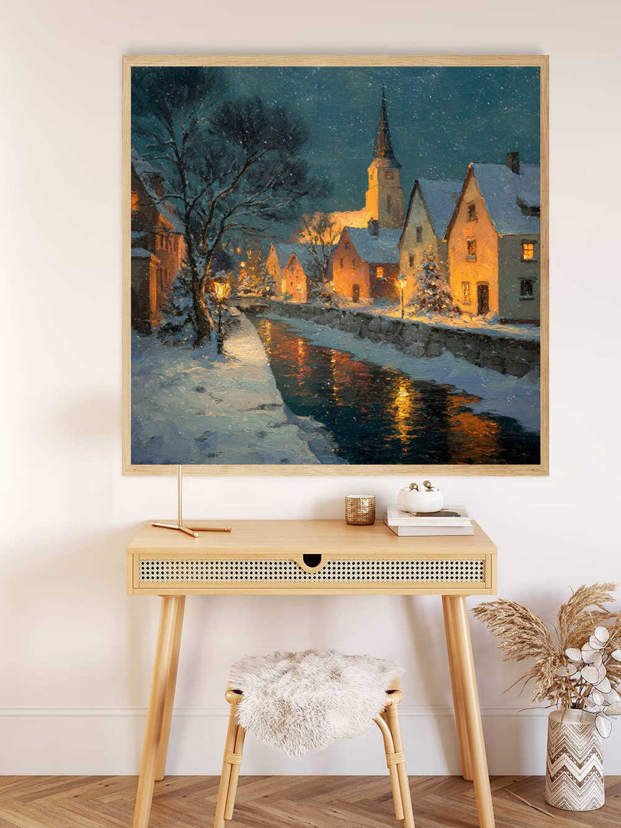 Paint by Numbers - Winter magic on the river