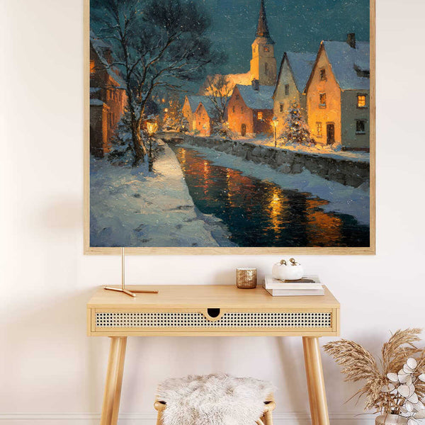 Paint by Numbers - Winter magic on the river