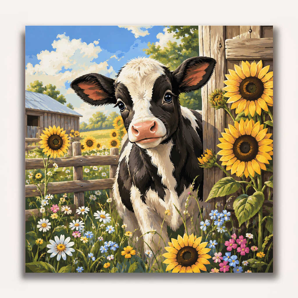 Paint by Numbers - Sunshine and cheerfulness