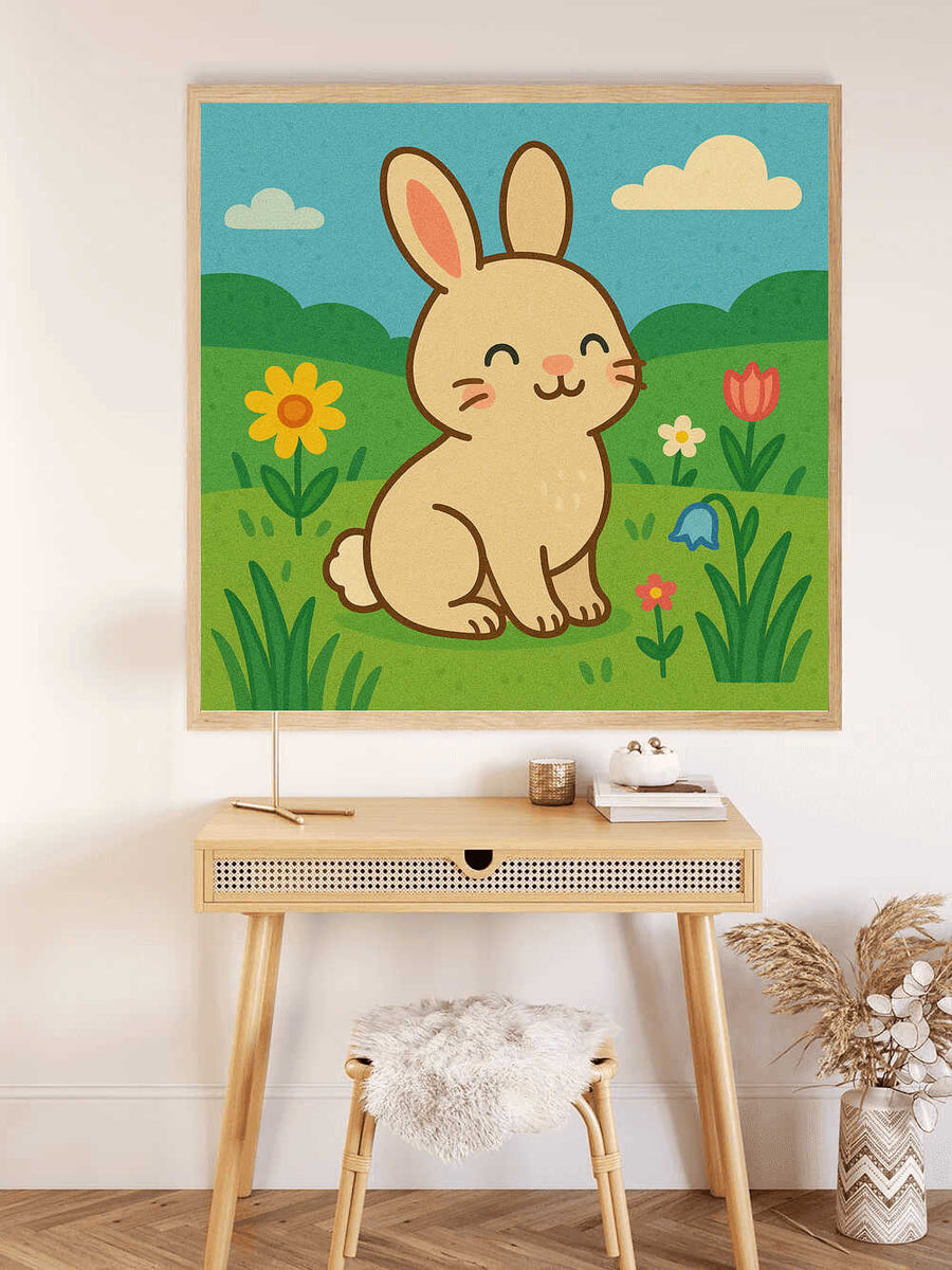 Paint by Numbers - Spring joy in Rabbitland