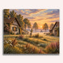 Paint by Numbers - Morning stillness in the country garden