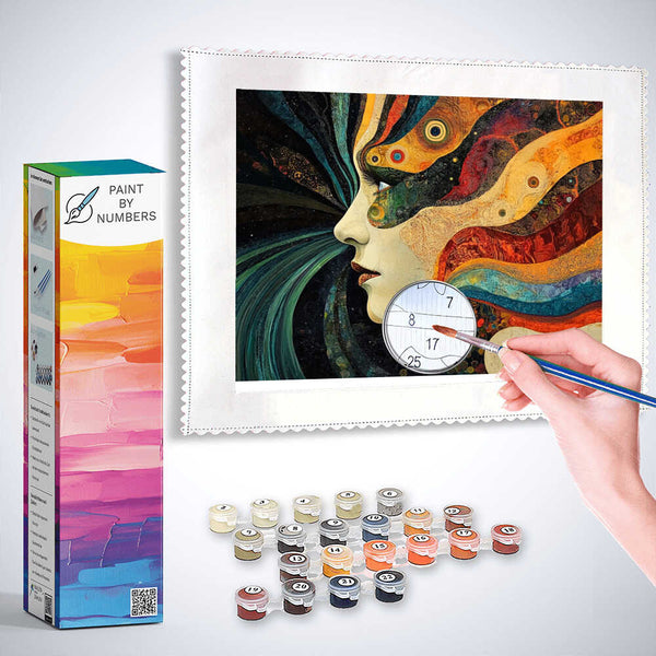 Paint by Numbers - Colors of the mind, abstract