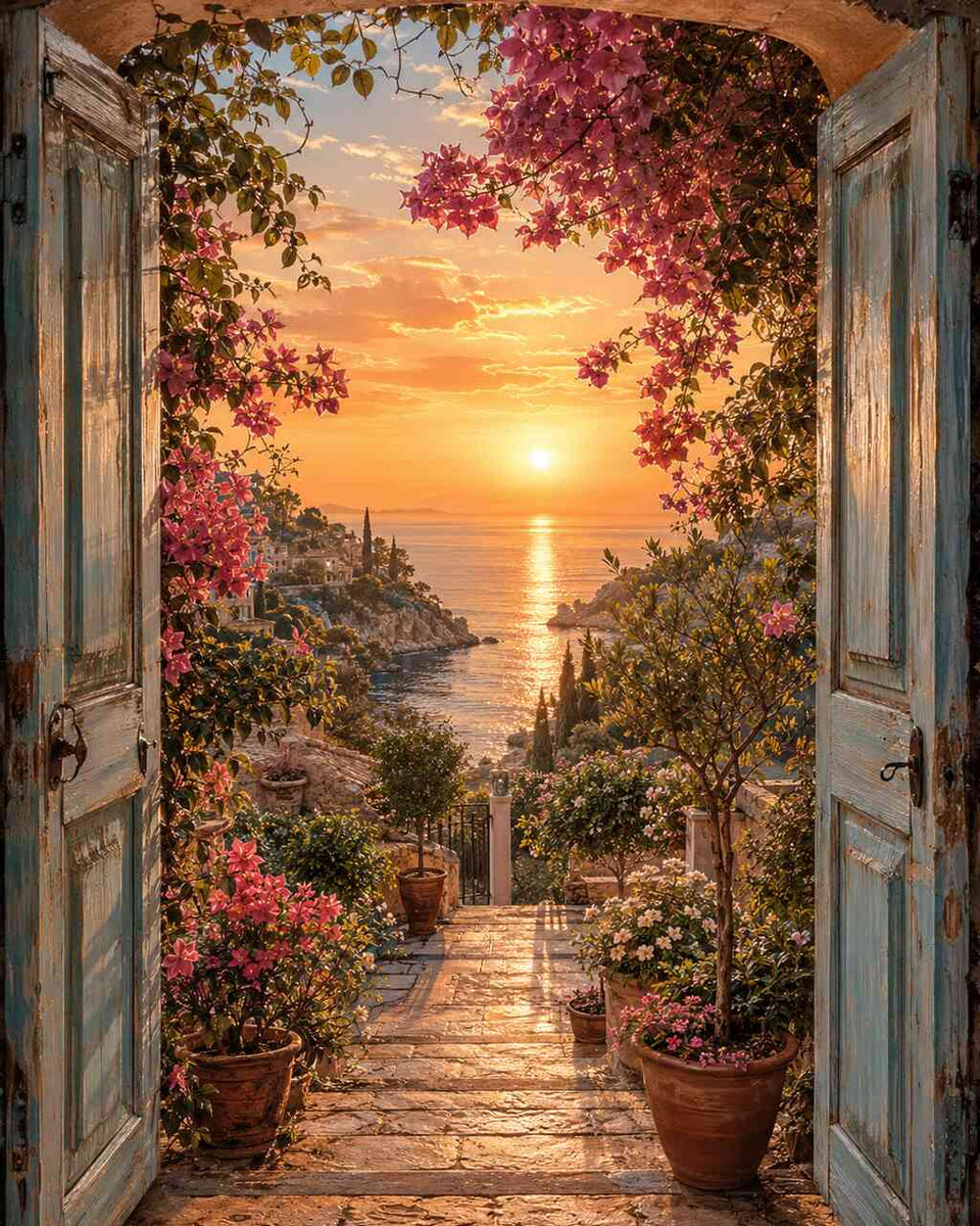Paint by Numbers - Gateway to the Golden Twilight