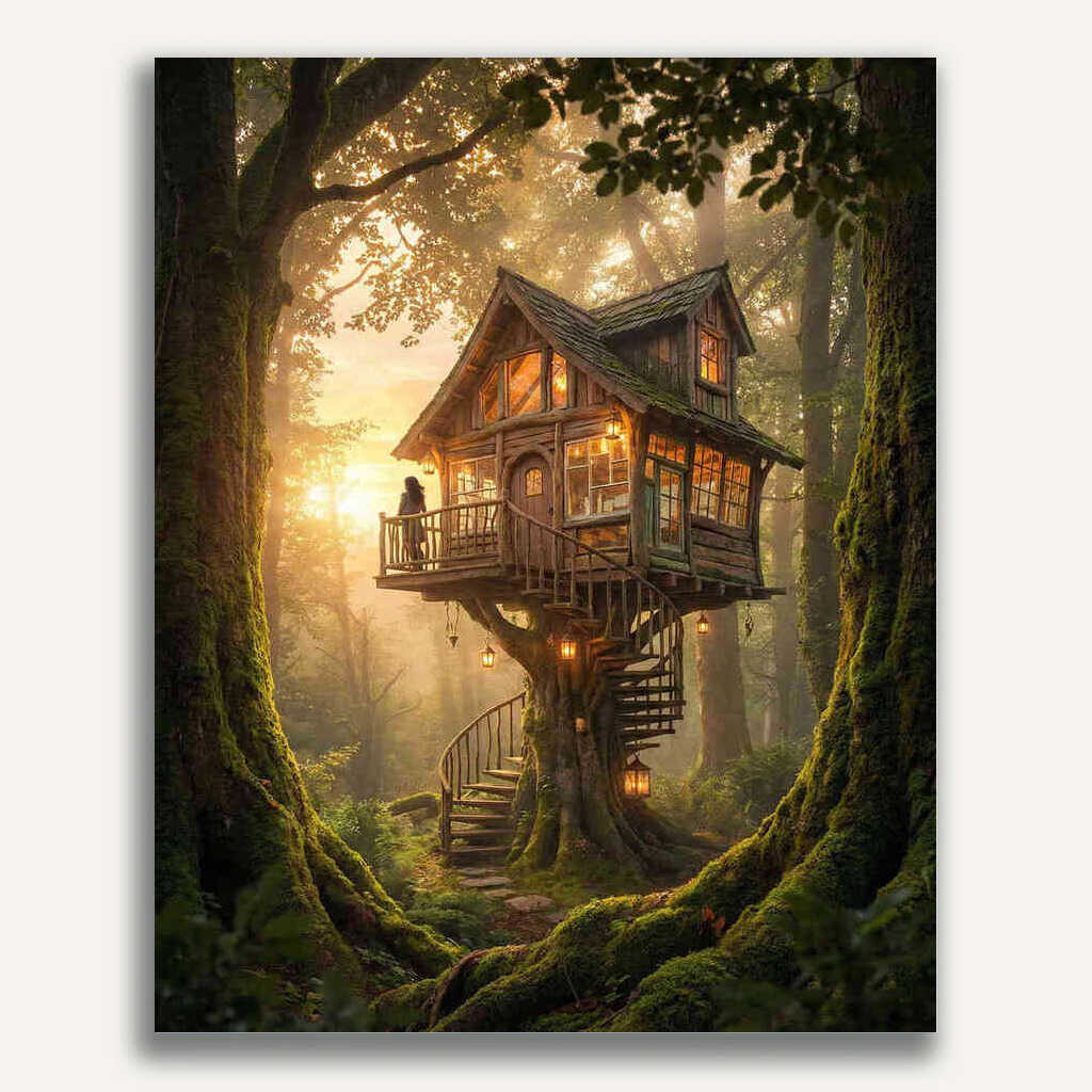 Paint by Numbers - The Enchanted Treehouse – DIY Paint by Numbers