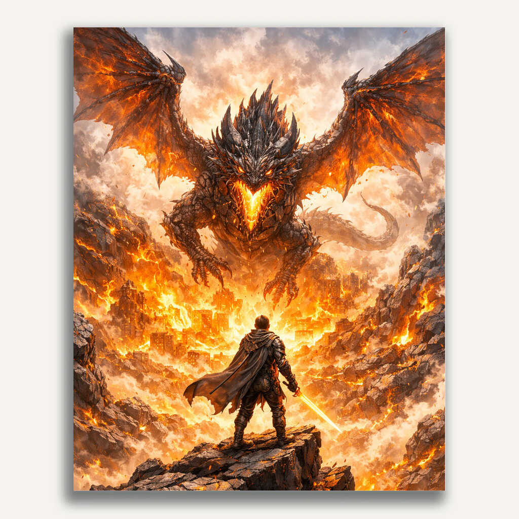 Paint by Numbers - Dragon's Ember: The Last Stand