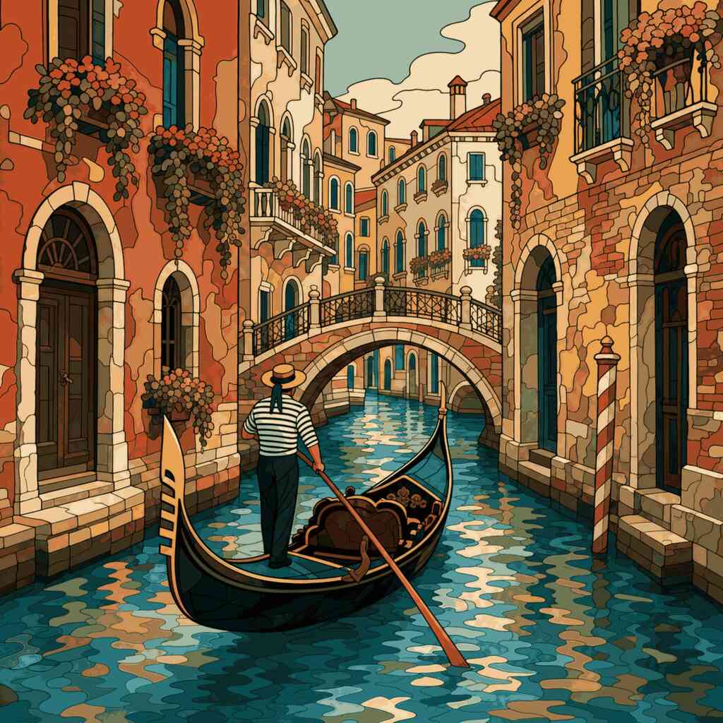 Paint by Numbers - Venetian reverie