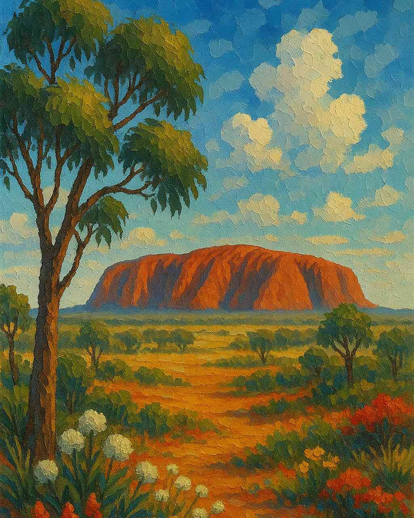 Paint by Numbers - Flaming Heart of the Outback