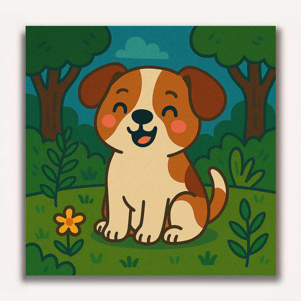 Paint by Numbers - Happiness in the green