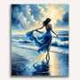 Blue dress - Paint by Numbers
