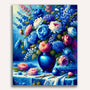 Blue flower vase - Paint by Numbers