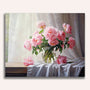 Bouquet of flowers, curtain - Paint by Numbers