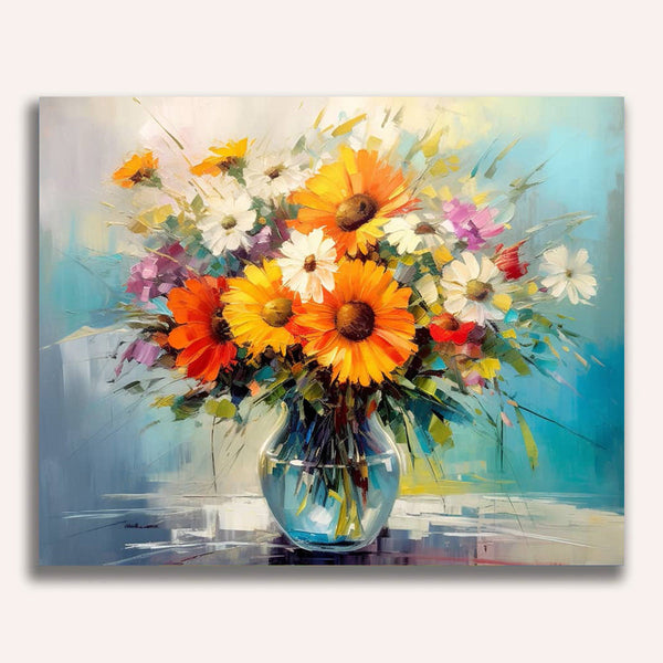 Bouquet of flowers, mixed - Paint by Numbers