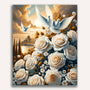 Bouquet of flowers, doves of peace - Paint by Numbers