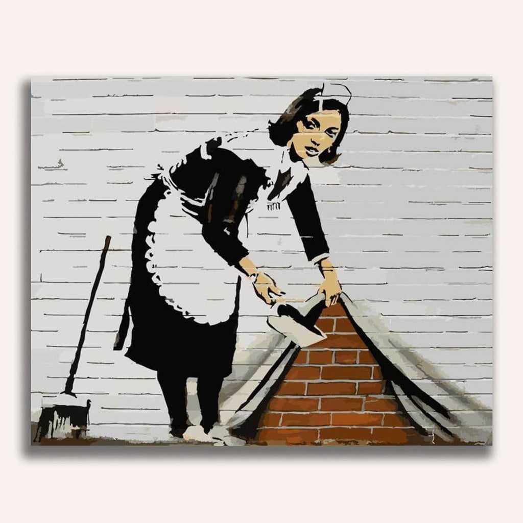 Broom clean - Banksy