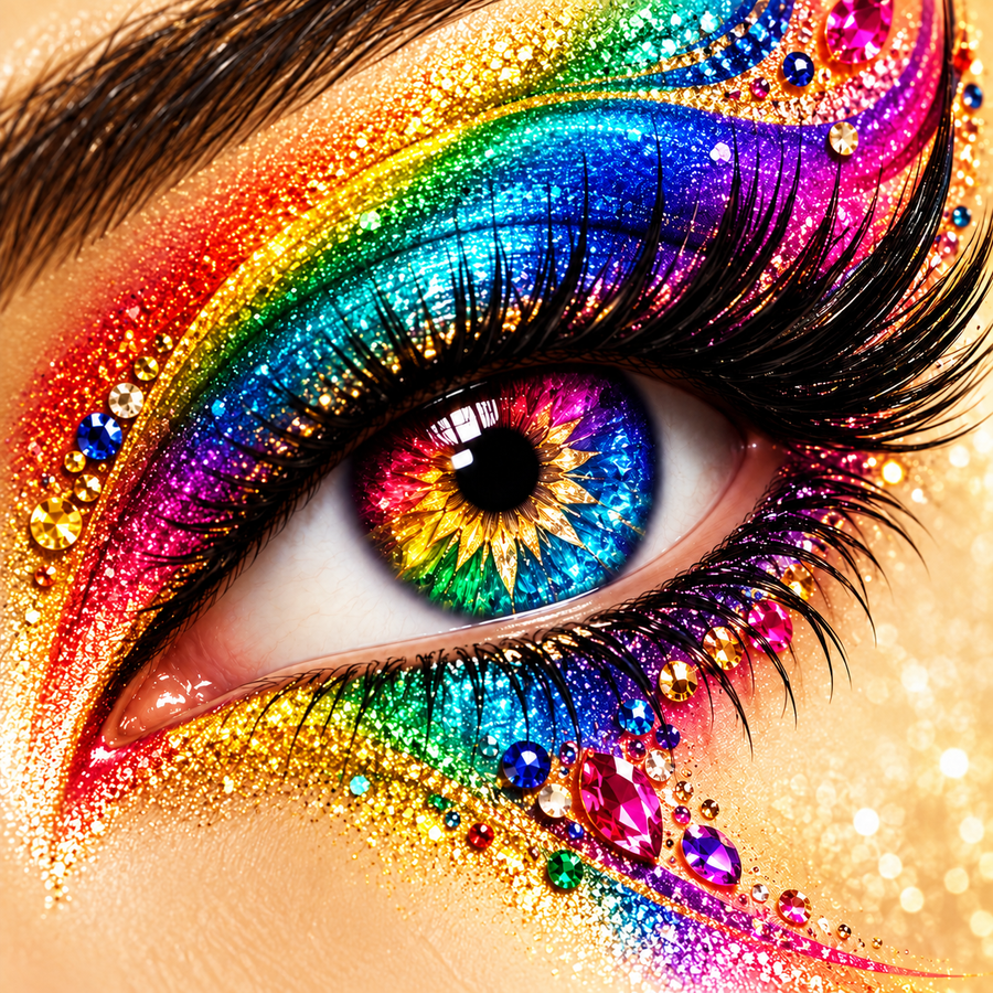 AB Diamond Painting - Colorful Look