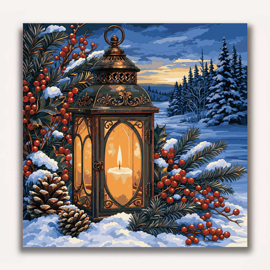Paint by Numbers - Light of winter dormancy