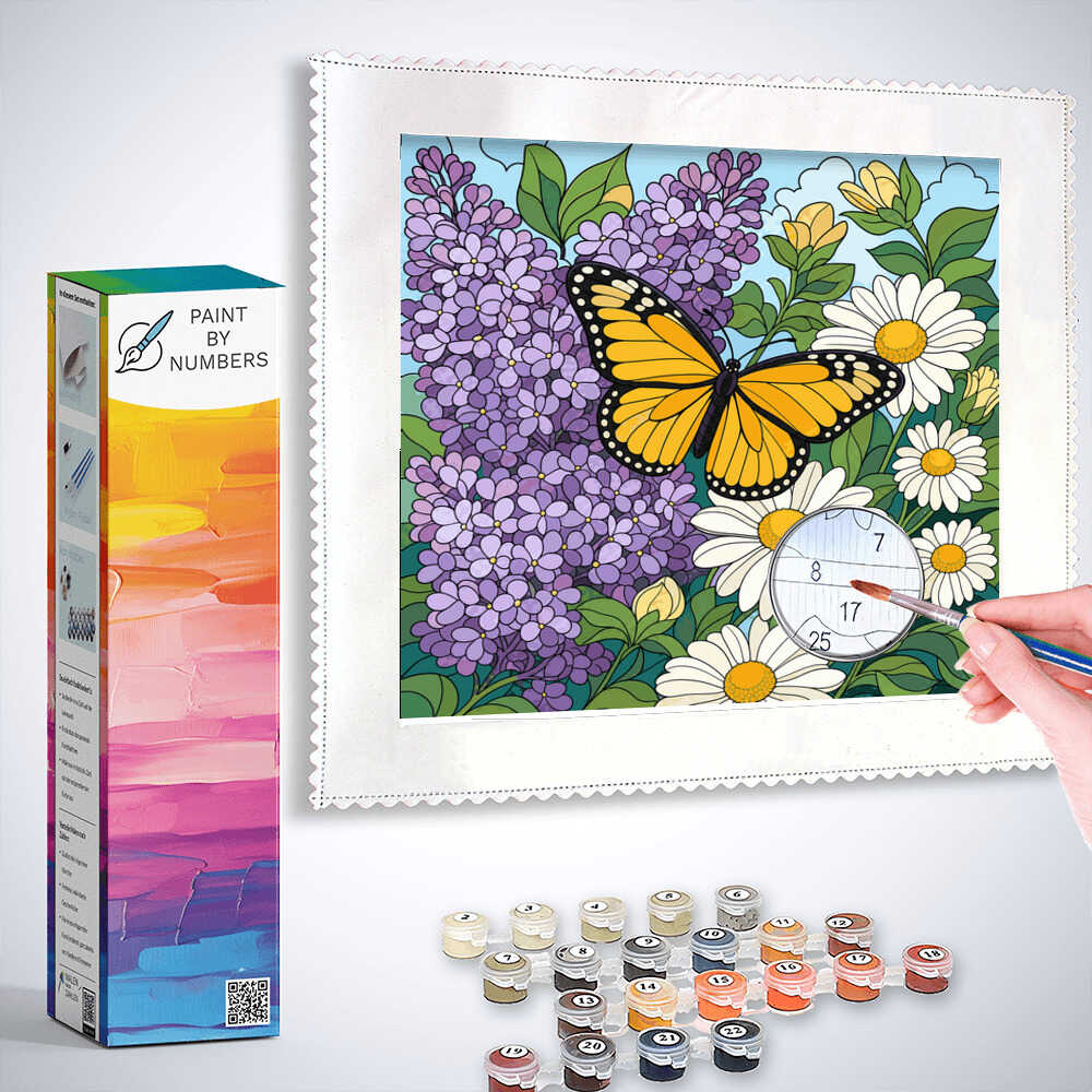 Paint by Numbers - Spring magic: In the dance of nature