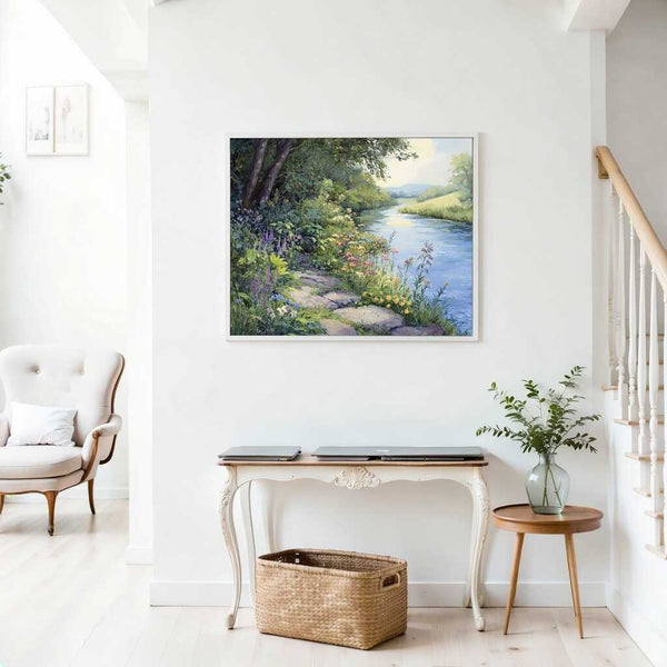 Overgrown river course - Paint by Numbers