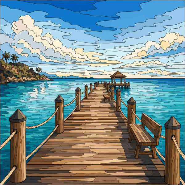 Paint by Numbers - Longing for the horizon