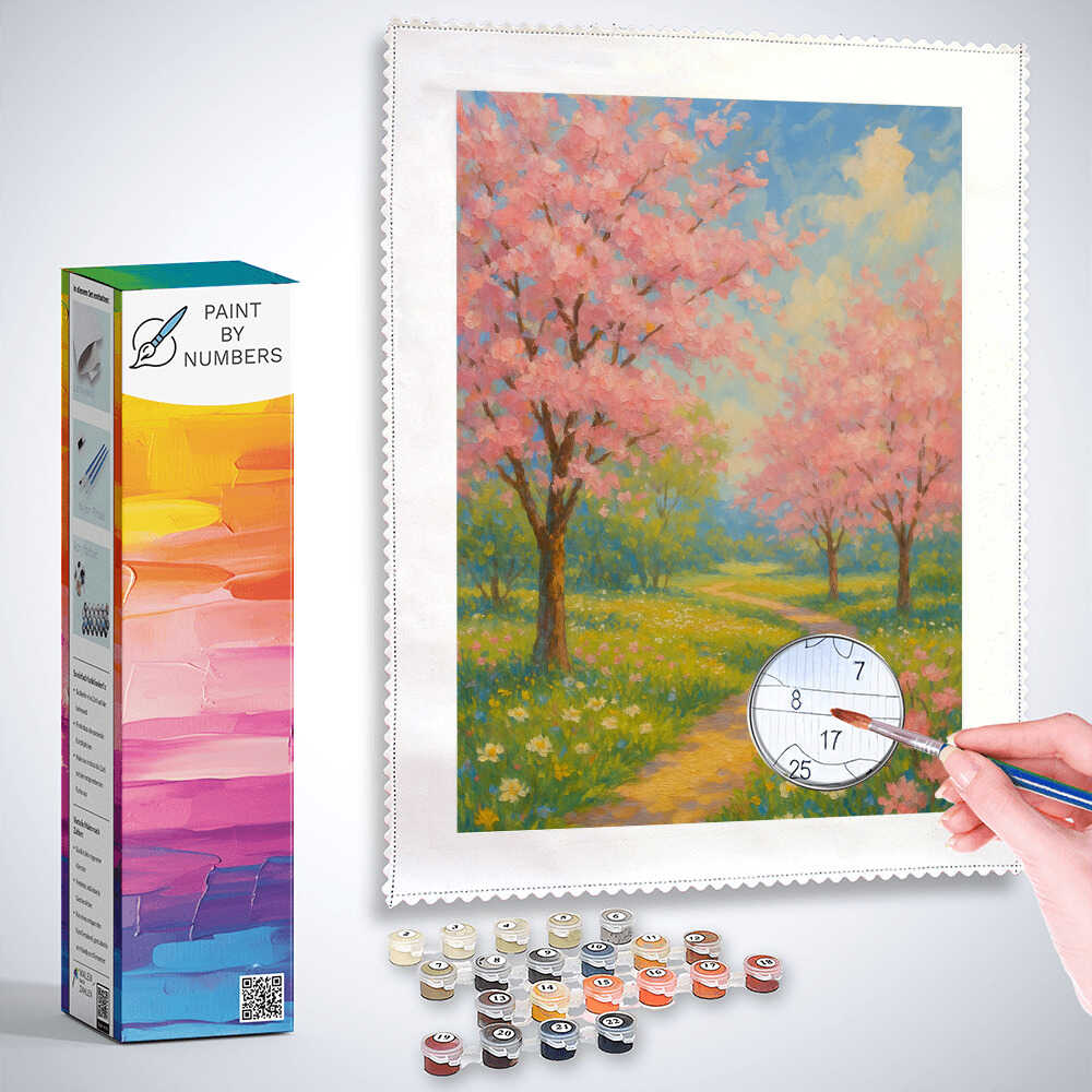 Paint by Numbers - Spring Path of Longing