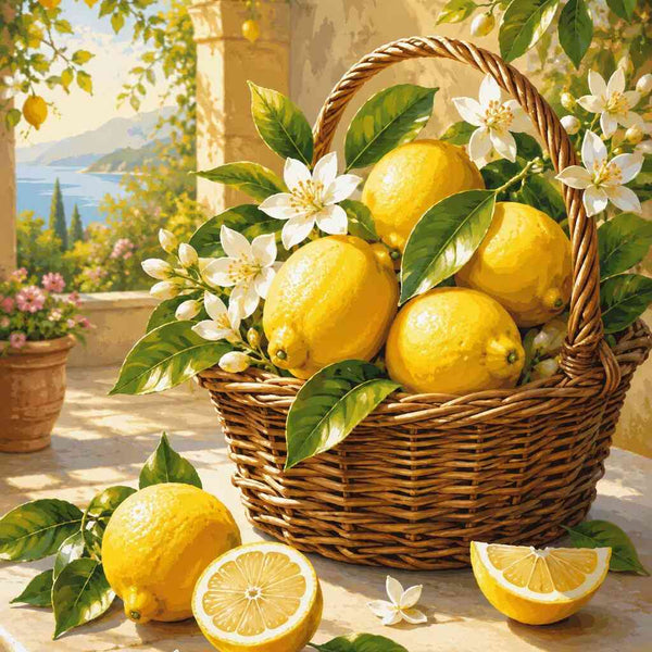 Paint by Numbers - Sunlight in the lemon garden
