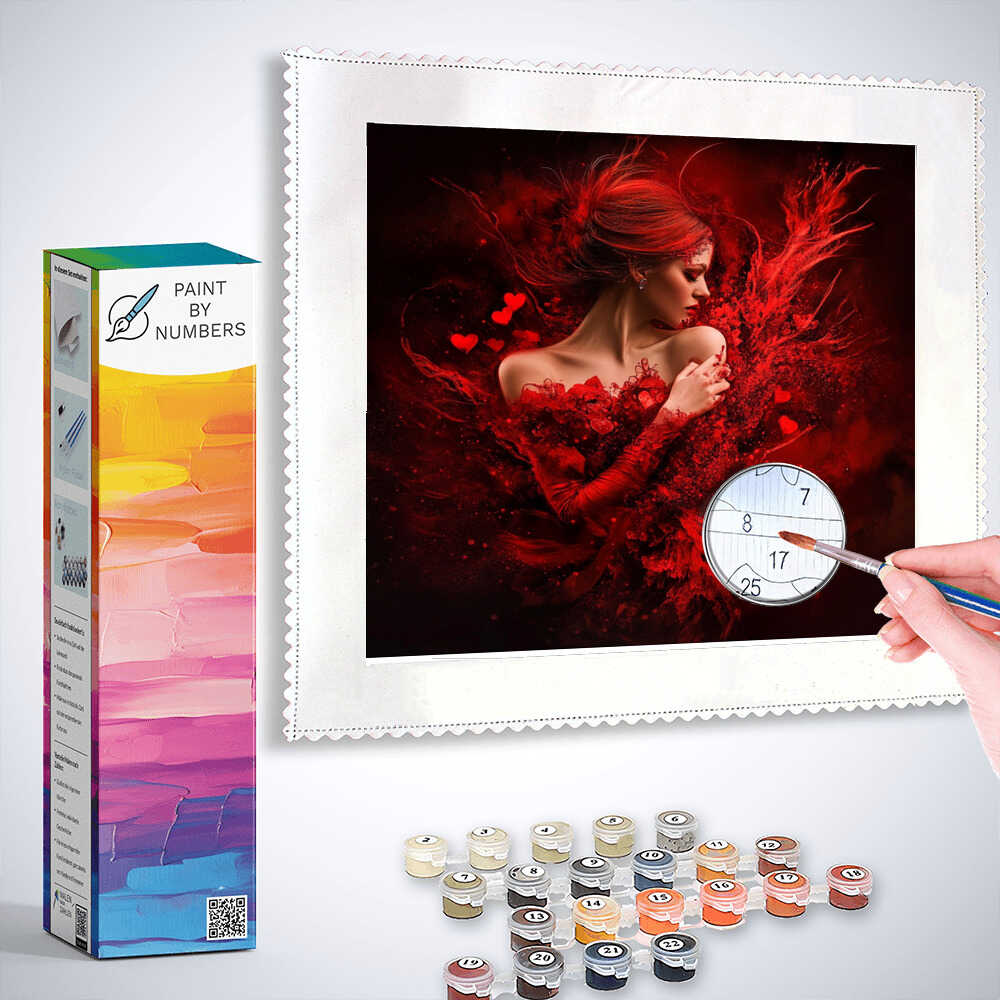 Paint by Numbers - flames of passion