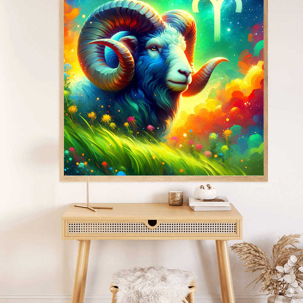 Paint by Numbers - Zodiac sign Aries