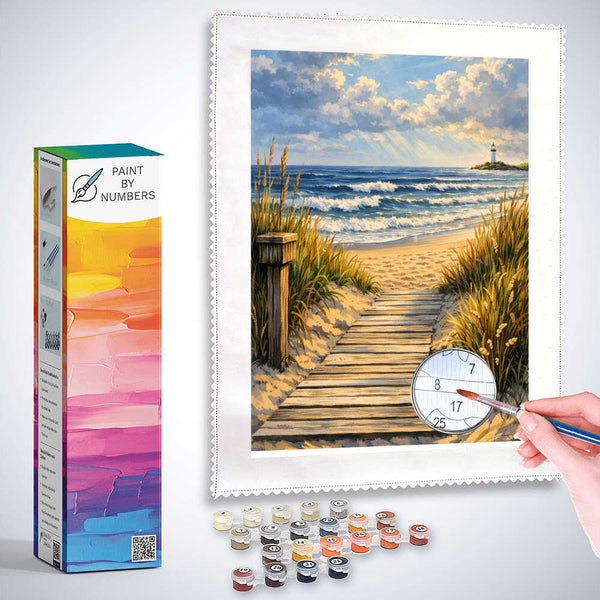 Paint by Numbers - Longing for the sea