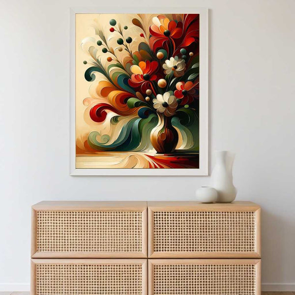 Flower vase, Abstract - Paint by Numbers