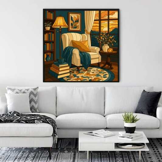 Paint by Numbers - Sunset of coziness