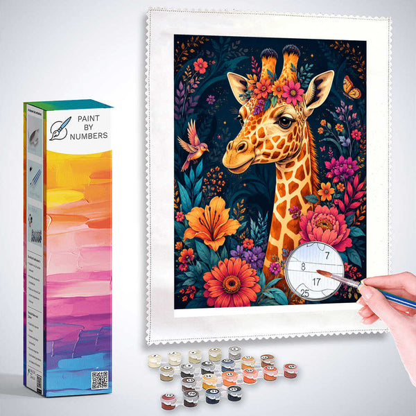 Paint by Numbers - Enchanting floral dream