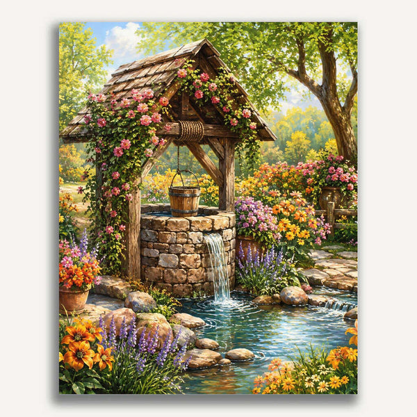 Paint by Numbers - The Enchanted Fountain