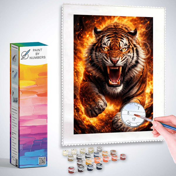 Paint by Numbers - Unleashed in the fire