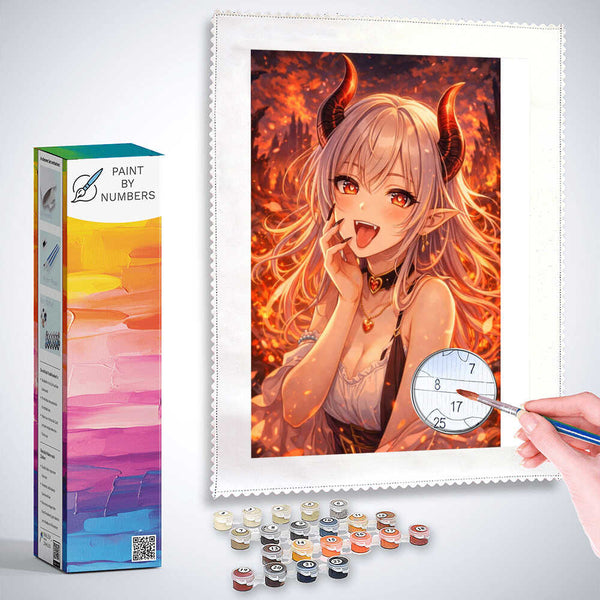 Paint by Numbers - Flameheart, Anime