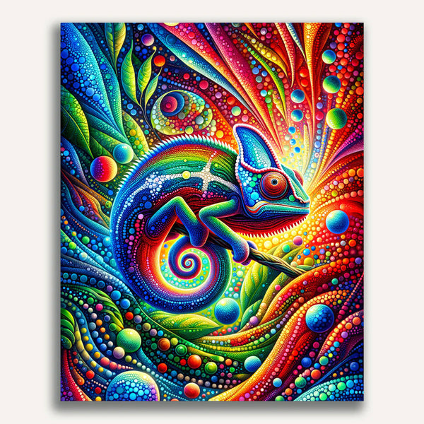 Cameleon - Paint by Numbers