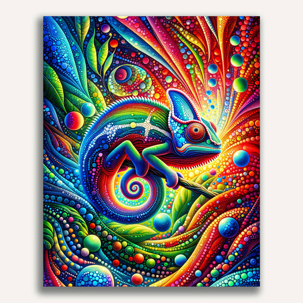 Cameleon - Paint by Numbers
