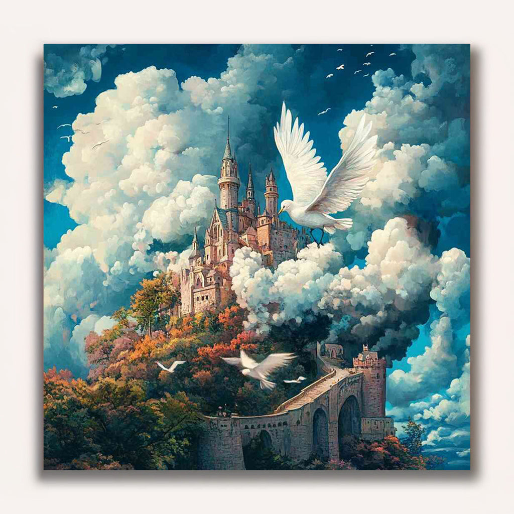Paint by Numbers - Castle above the clouds