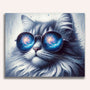 Cat with sunglasses - Paint by Numbers