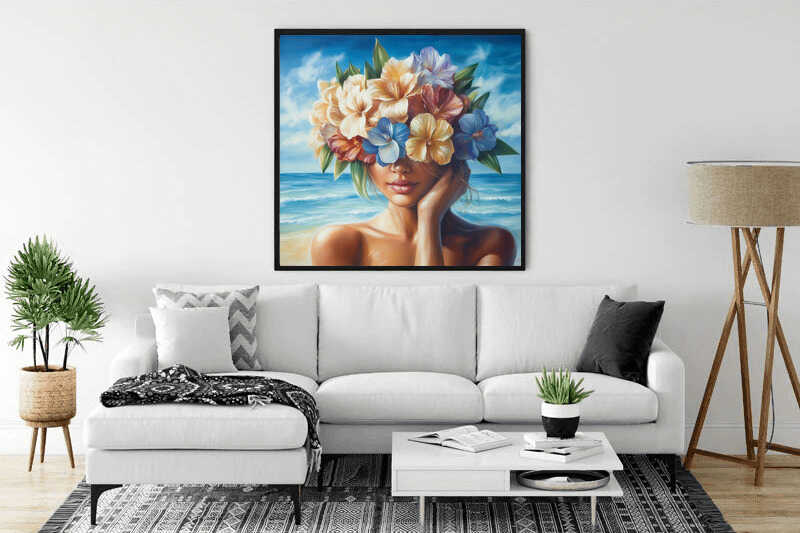 Paint by Numbers - Flower dreams by the sea